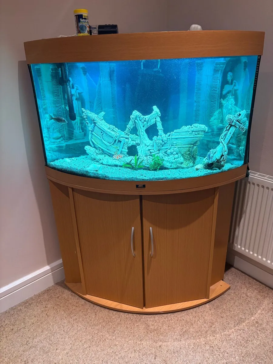 Juwel 190l fish tank and cabinet set - Image 1