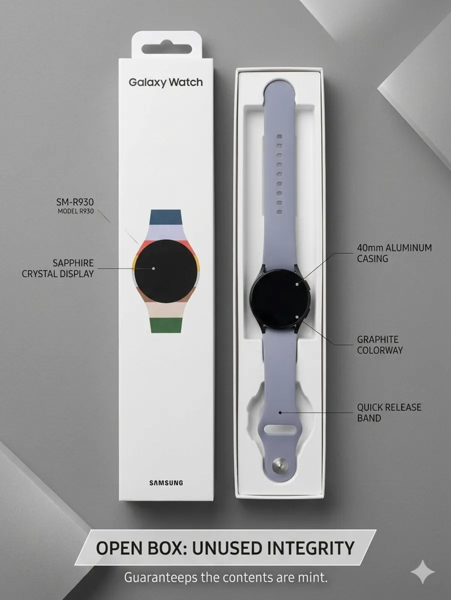 Samsung Galaxy Watch 6 40mm Graphite – Unused / Op - Image 3