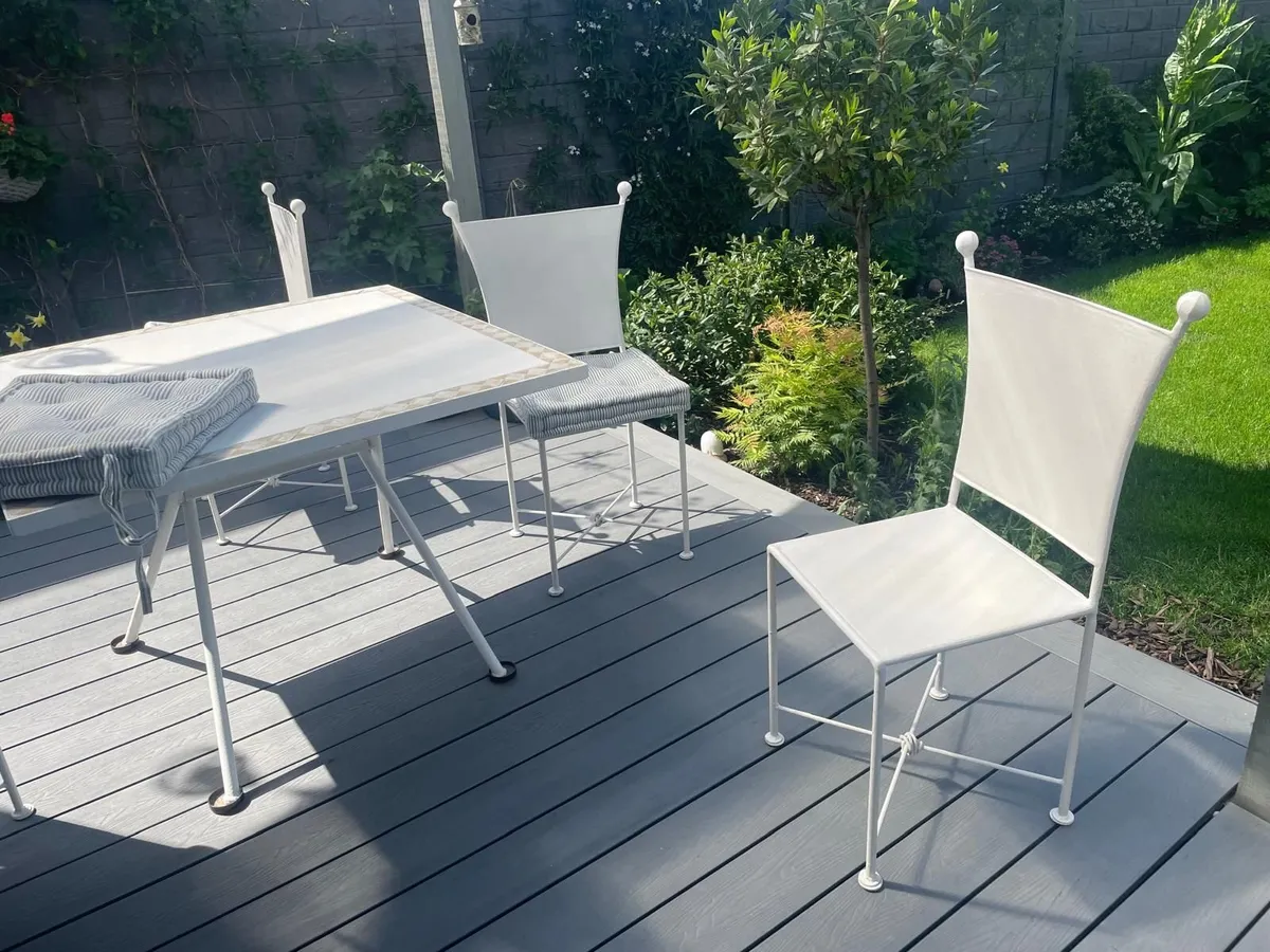 Iron Garden Patio Table & Chairs - Image 4