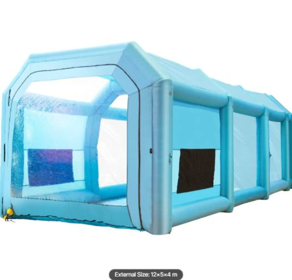 Inflatable Paint Booth, 39.4x16.4x13.1 ft Spray - Image 1