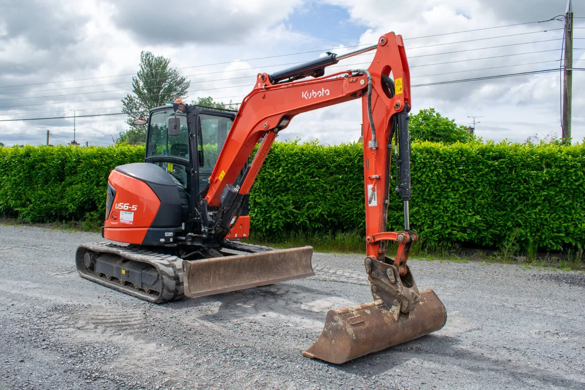 2022 Kubota U56-5 Mini Digger - Image 1