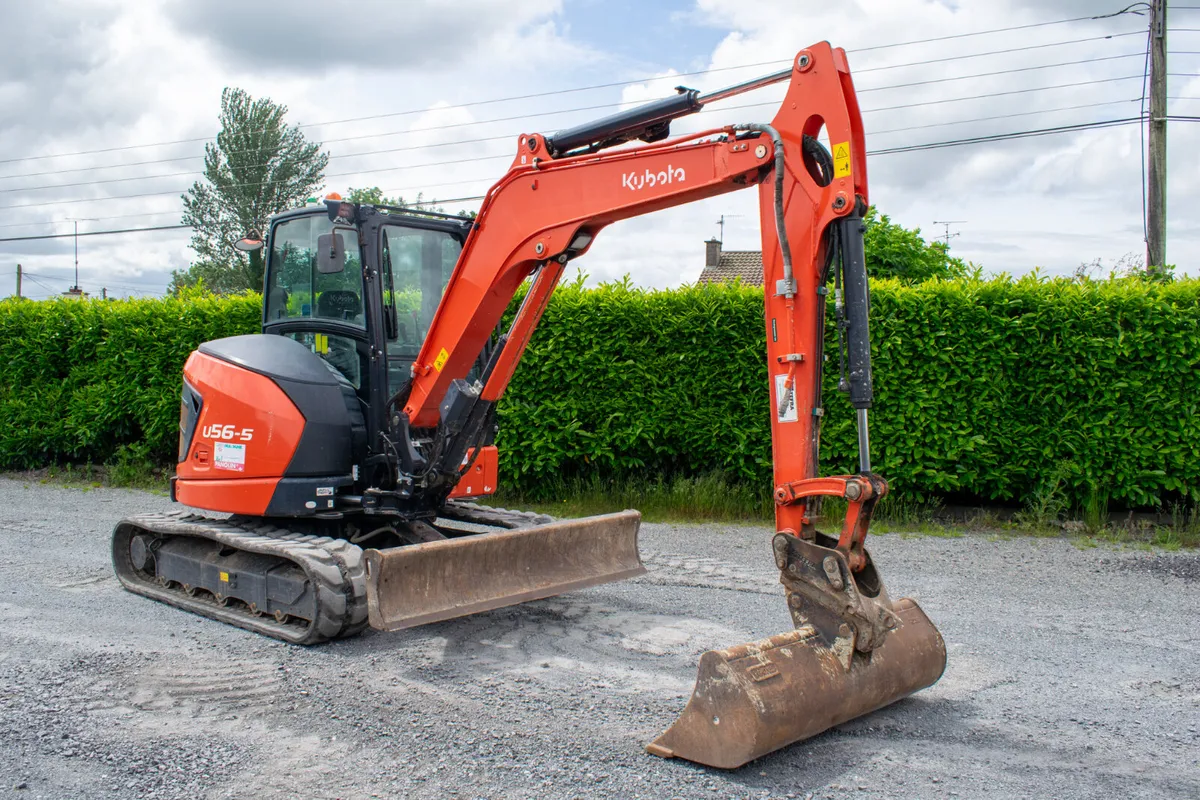 2022 Kubota U56-5 Mini Digger - Image 2