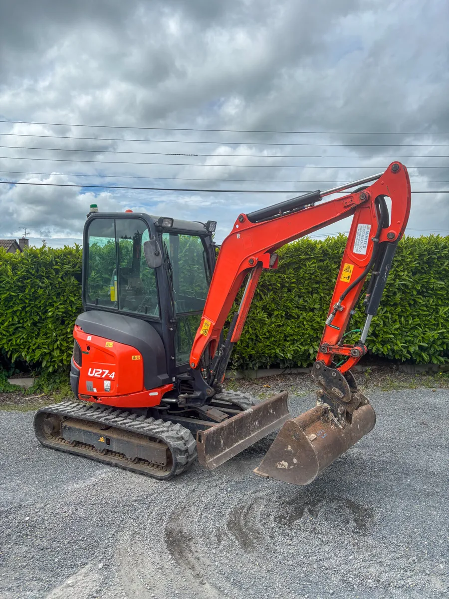 2019 Kubota U27-4 Mini Digger - Image 1
