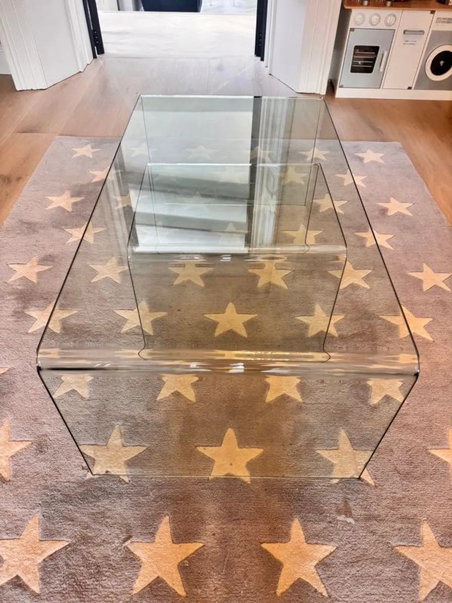 Glass Coffee and side table - Image 2