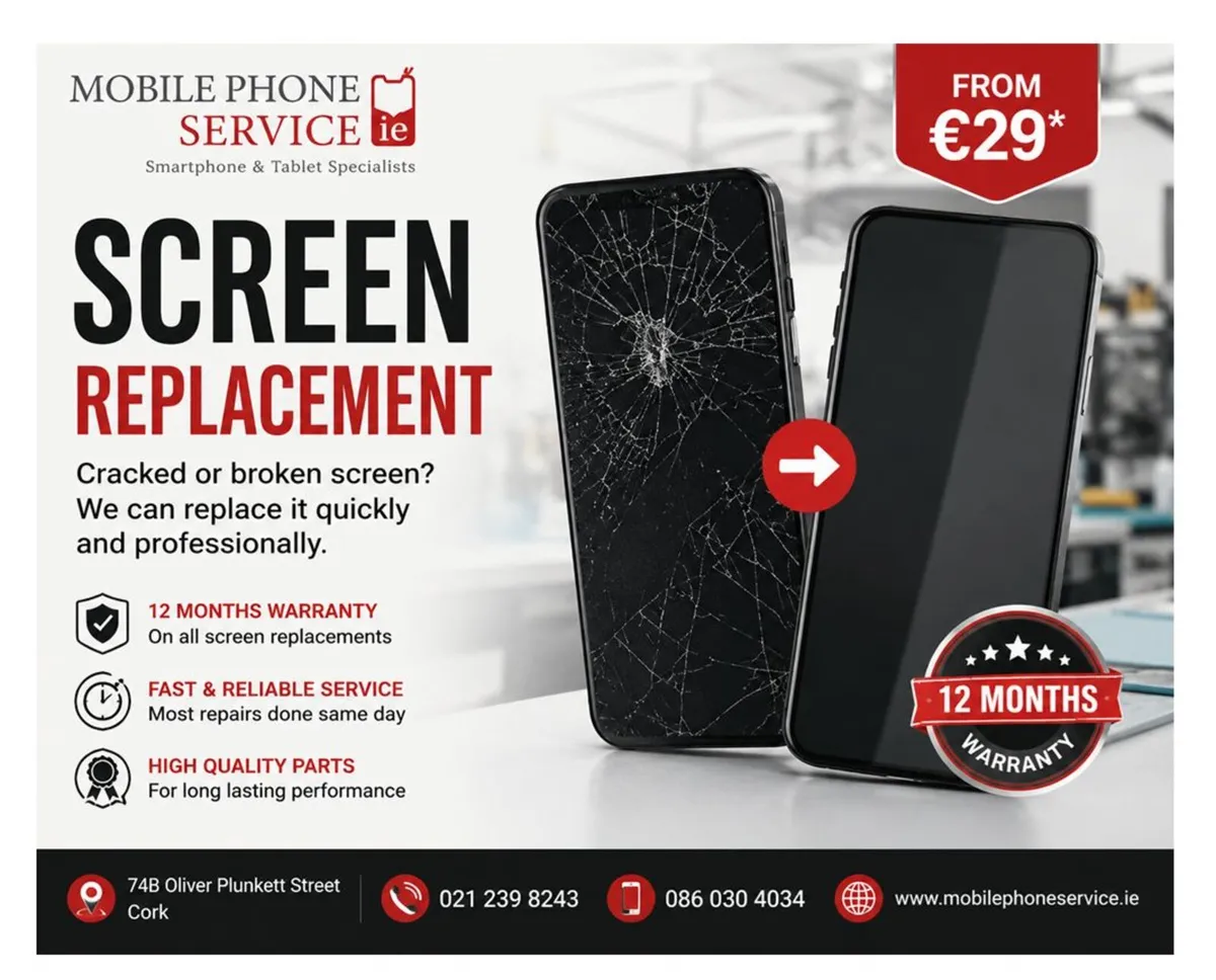 MOBILE PHONE iPHONE UNLOCKING REPAIR SERVICE CORK