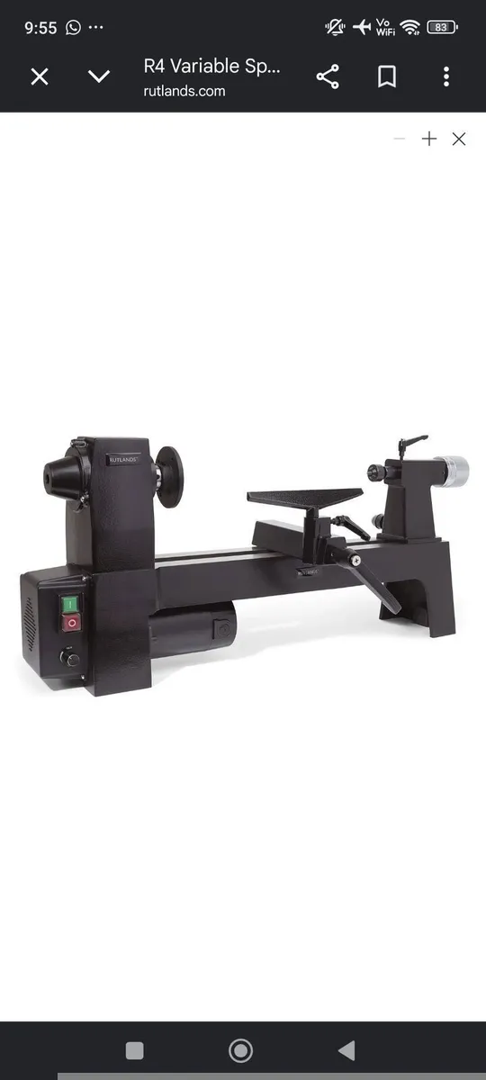 Ruthland lathe - Image 2