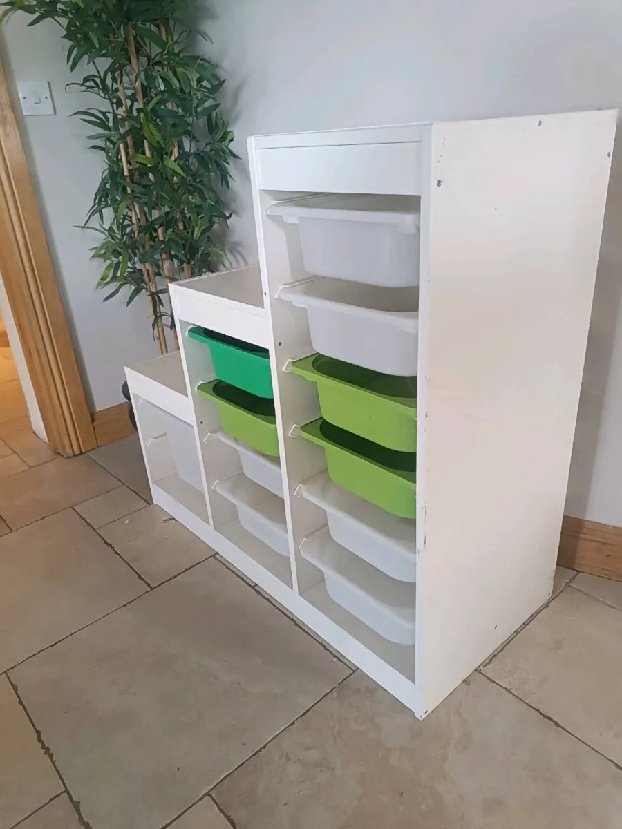 IKEA storage units with boxes - Image 1