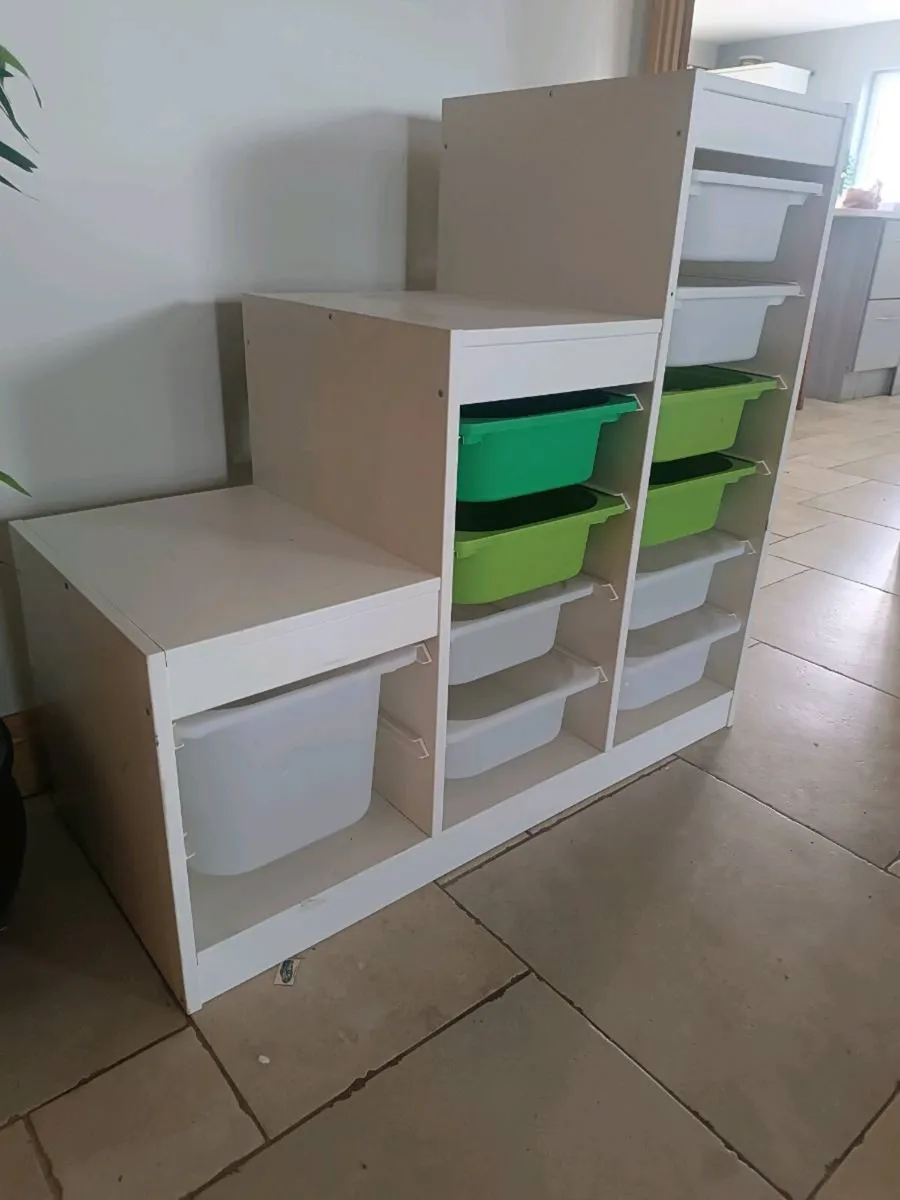 IKEA storage units with boxes - Image 2