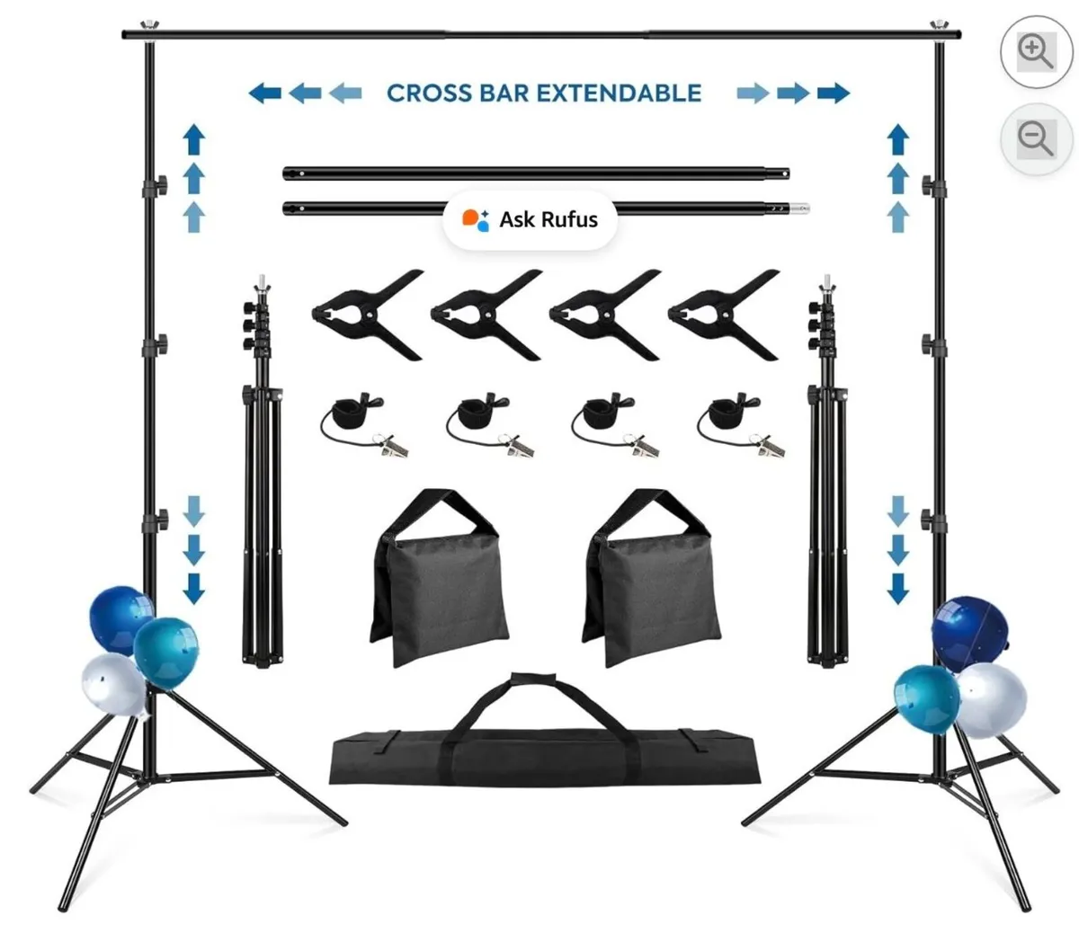 Sedgewin Backdrop Stand 6.5×10ft - Image 3