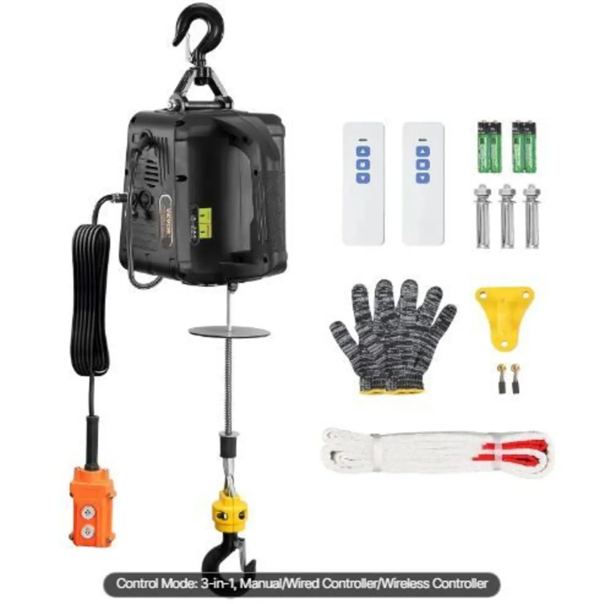 3-in-1 Portable Electric Hoist Winch - Image 3