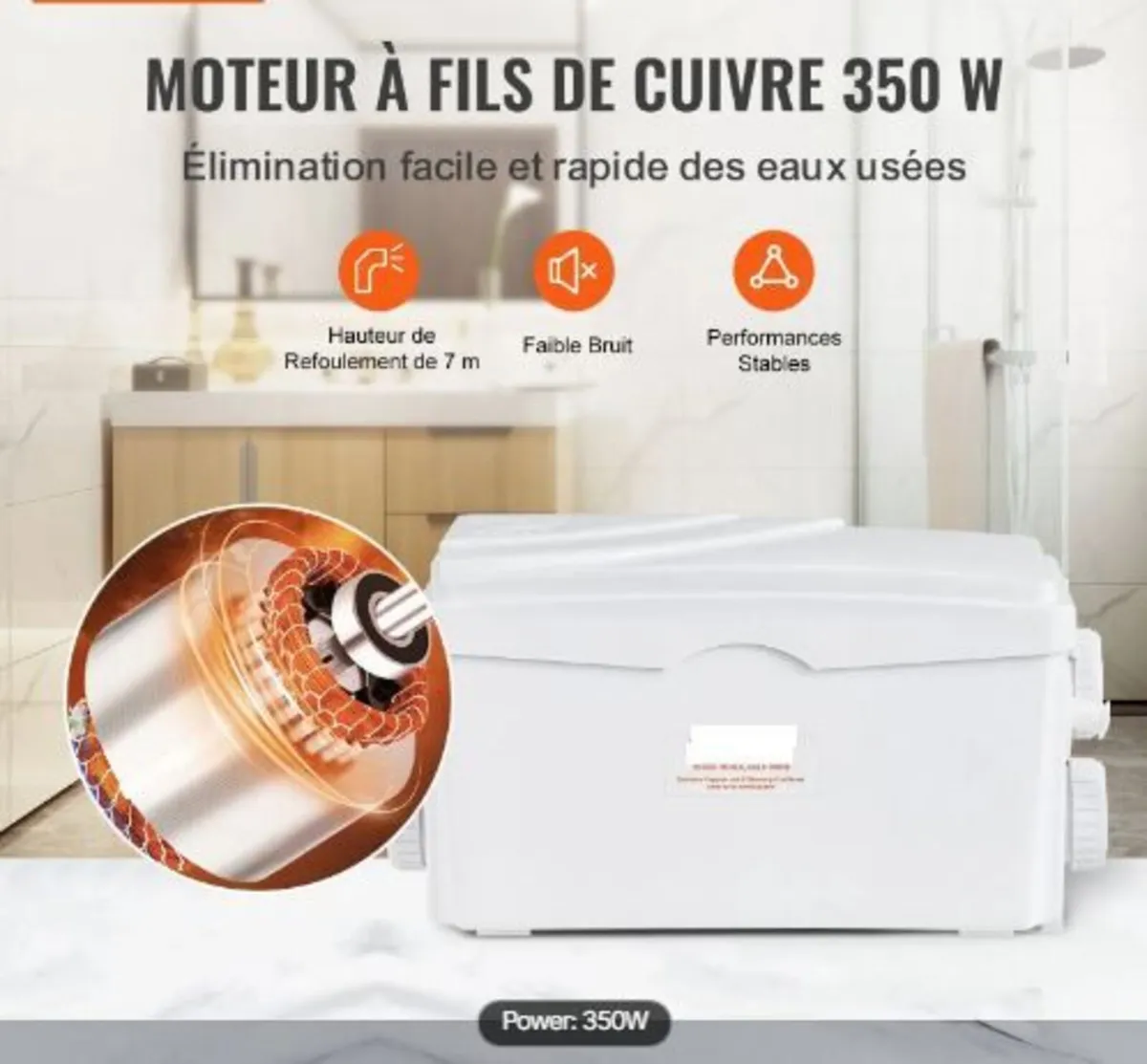 Macerator Pump, 350W - Image 3