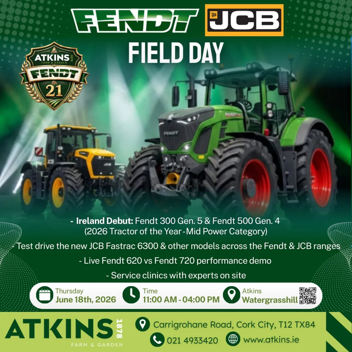 Fendt & JCB Field Day! | Atkins Farm Machinery