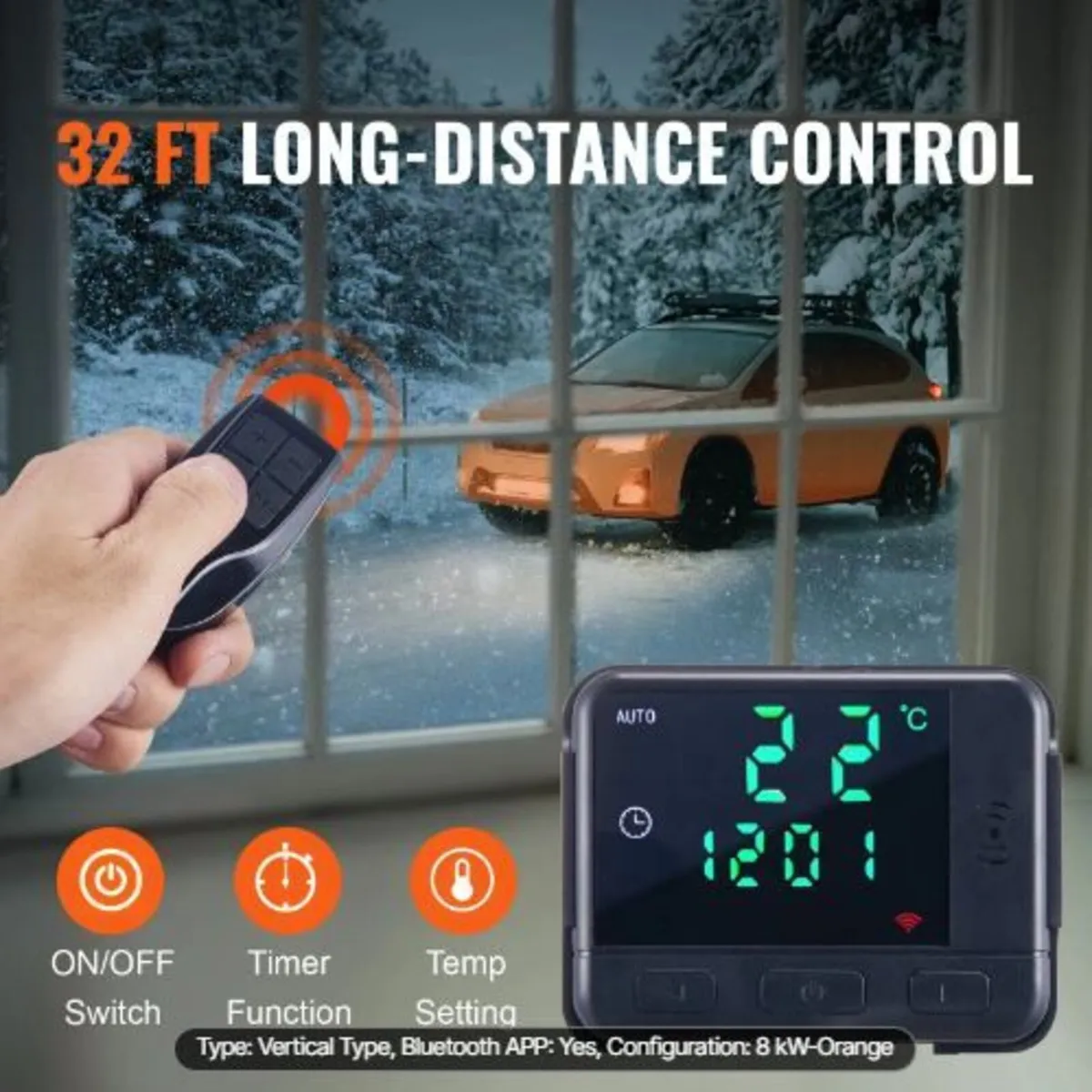 Diesel Air Heater All-in-one 12V 5-8KW Bluetooth - Image 4