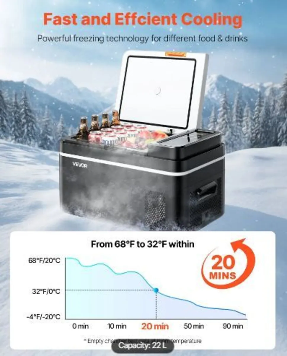 Car Refrigerator, DC 12/24V AC100-240V - Image 3