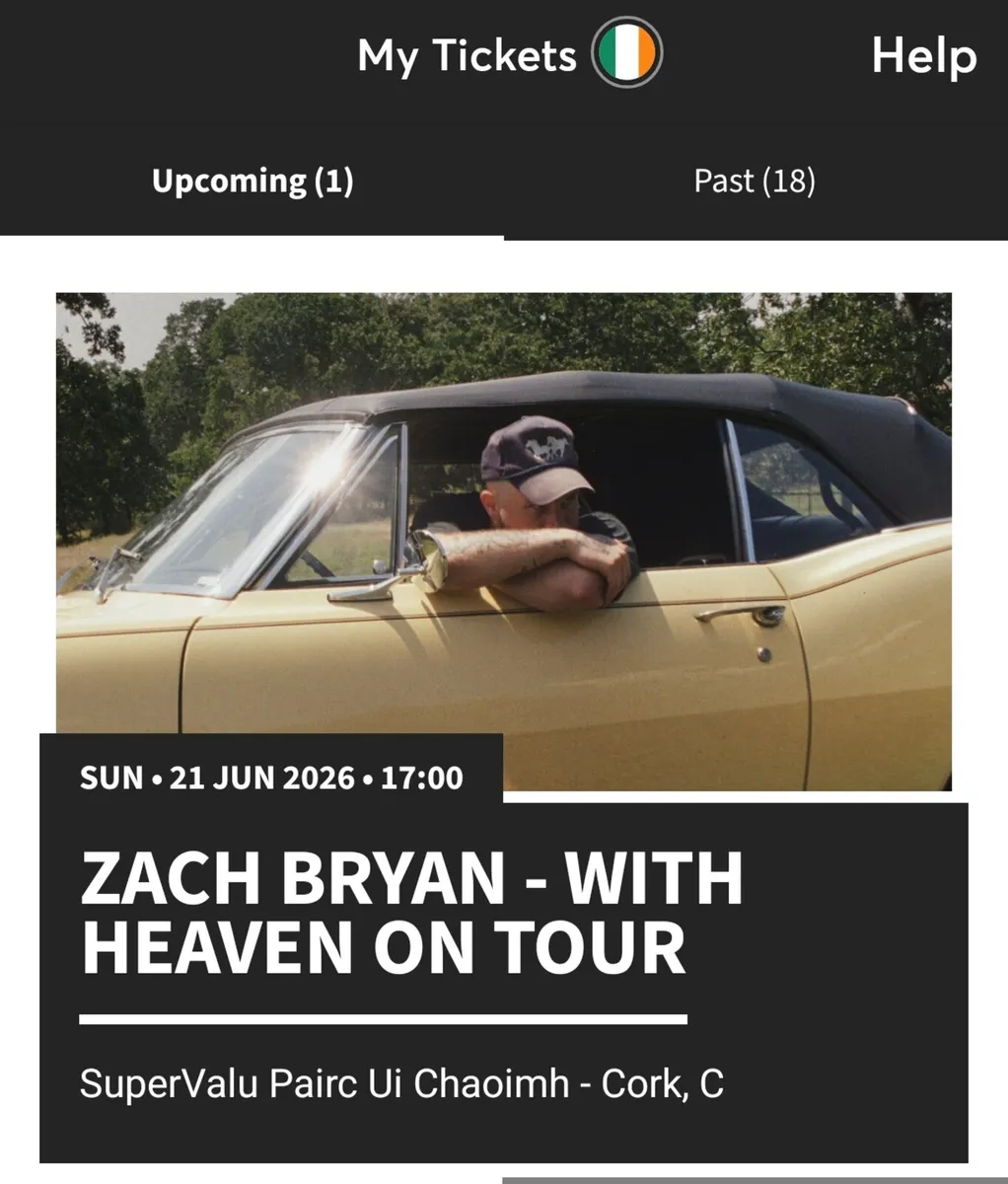 Zach Bryan x2 - Sunday 21st June