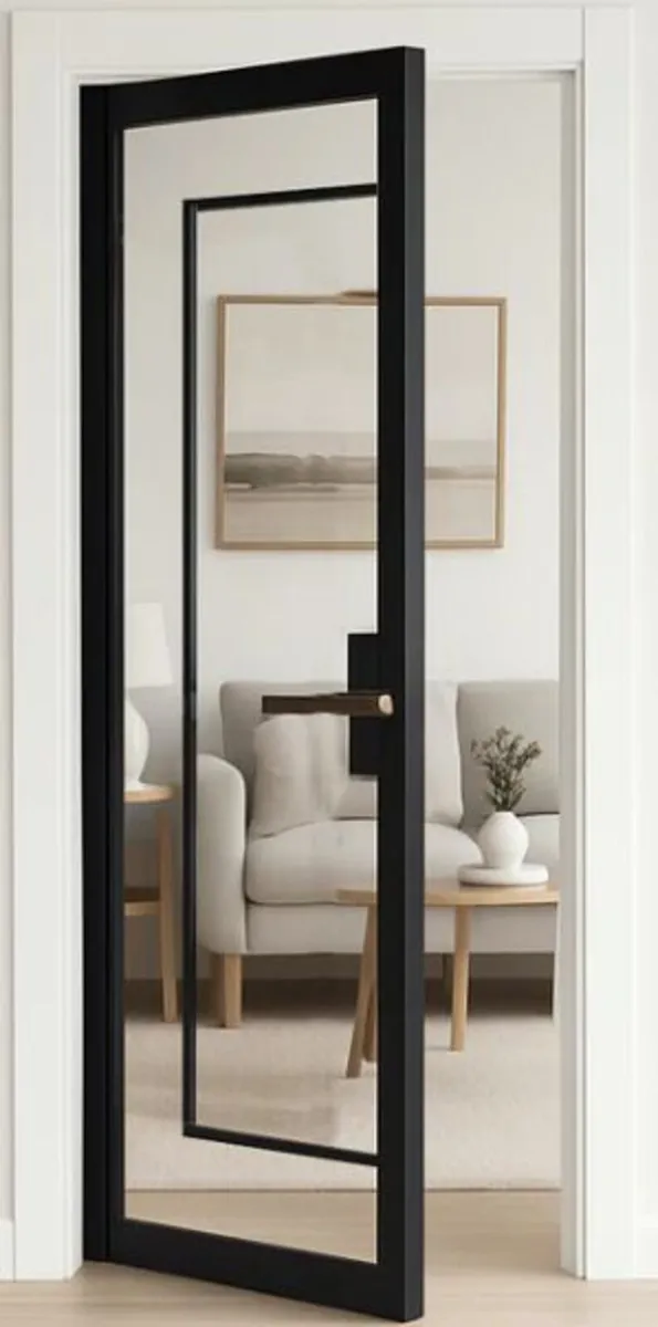 3 x Internal Door (2 Glass, 1 Solid ) €350 - Image 1