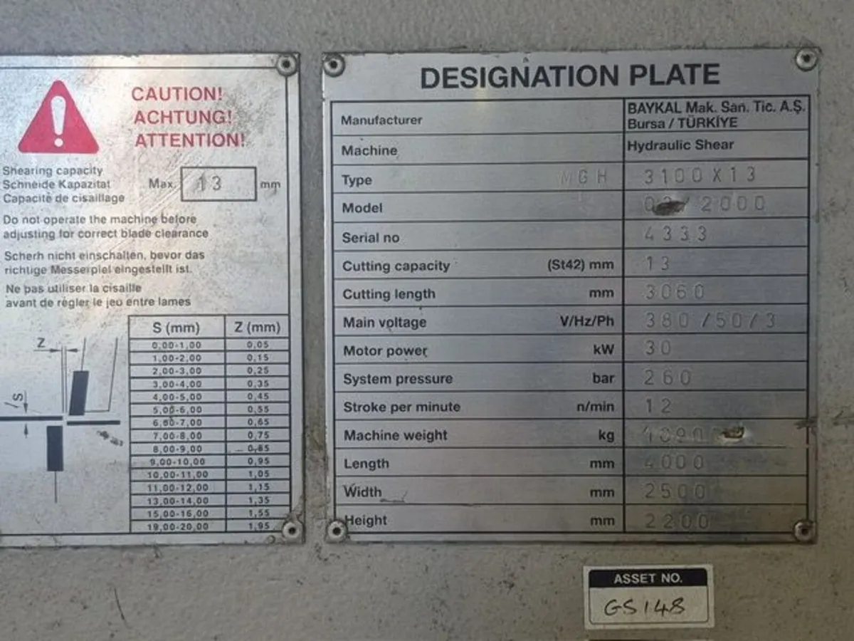 Used Hydraulic Guillotine - Image 4