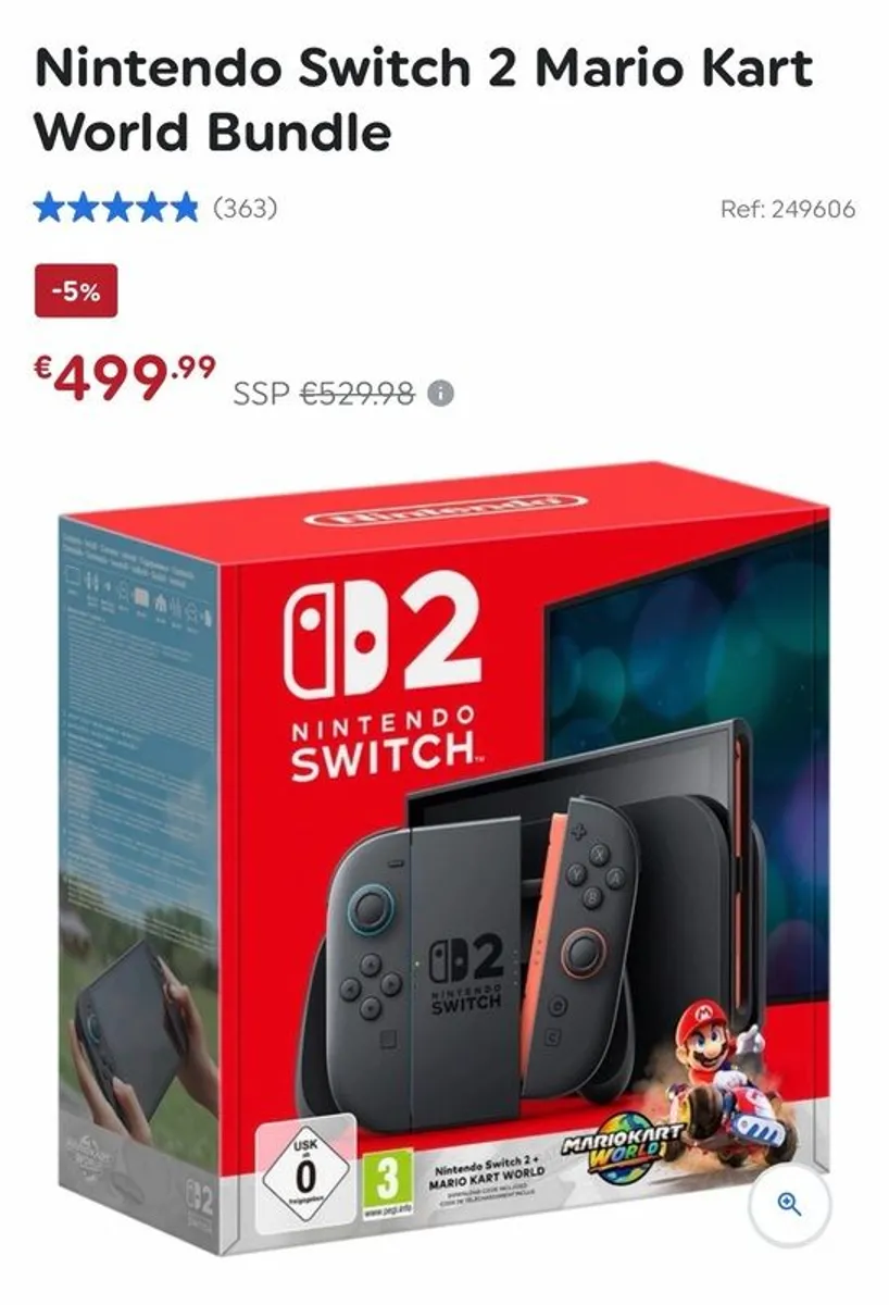 Nintendo Switch 2 Bundle Mario cart - Image 3