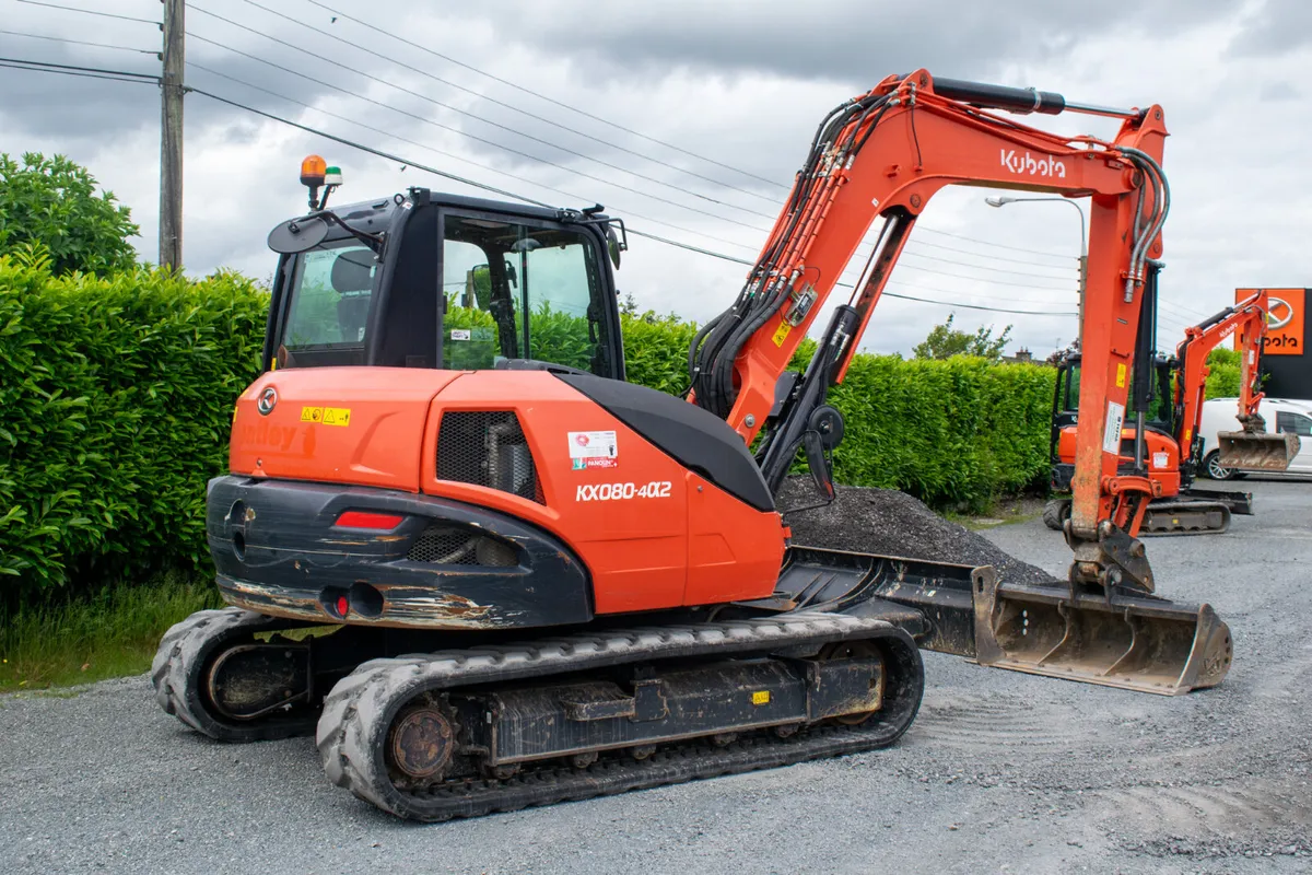 2020 Kubota KX080-4A2 Digger - Image 3