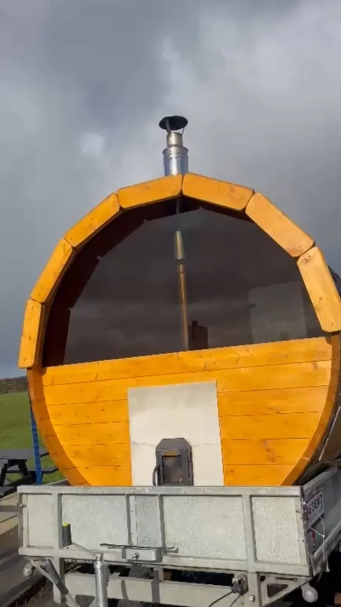 Mobile sauna with trailer - Image 1