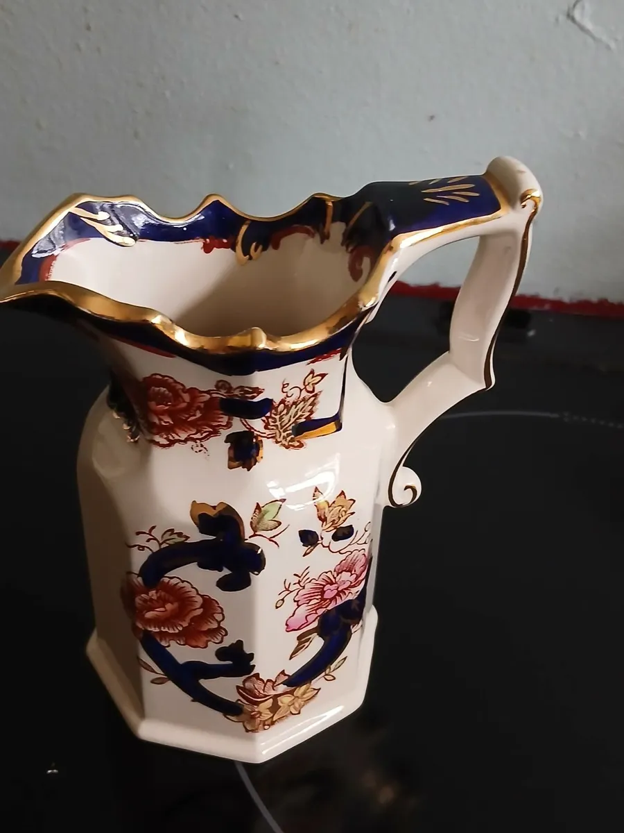Two Mason's Blue Mandalay Jugs - Image 2