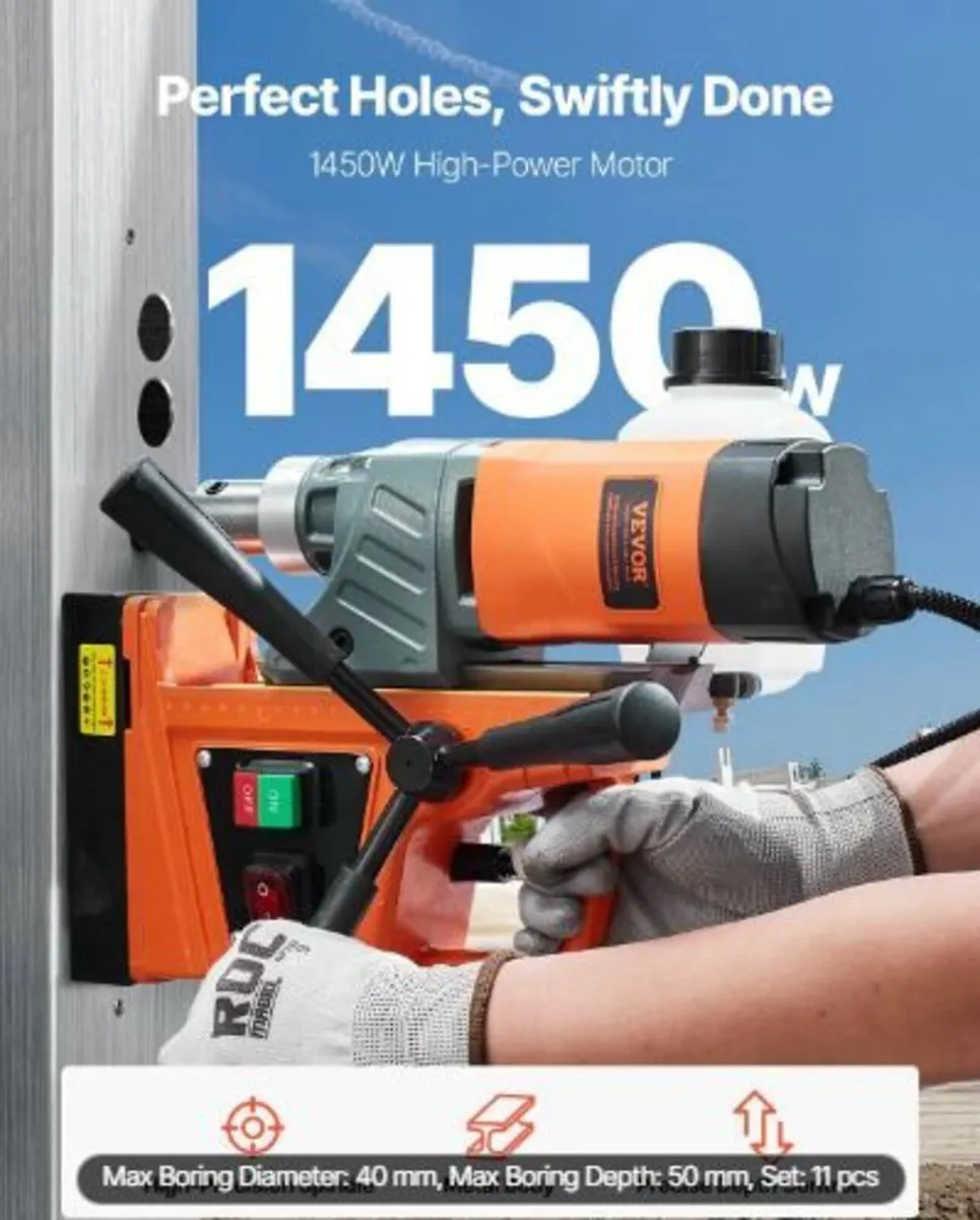 Magnetic Drill, 1450W - Image 2