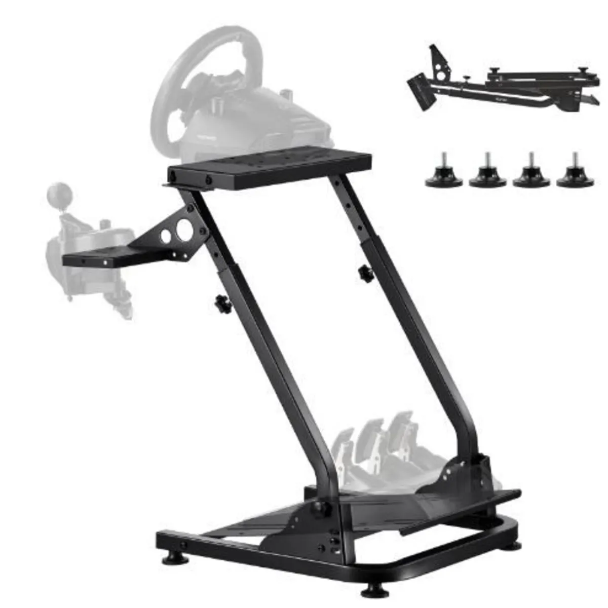 Racing Wheel Stand, Adjustable & Foldable - Image 1