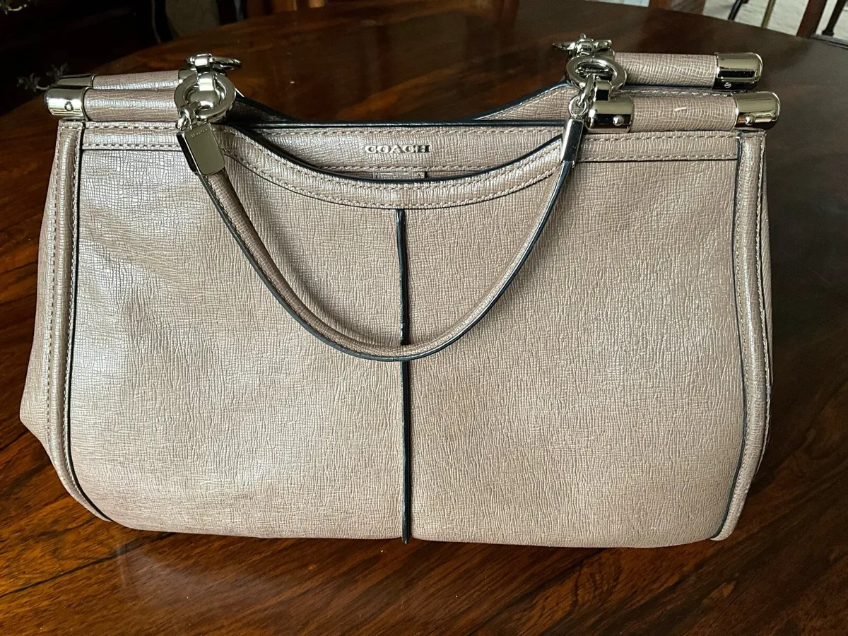 COACH Brown Leather Satchel Handbag - Image 3