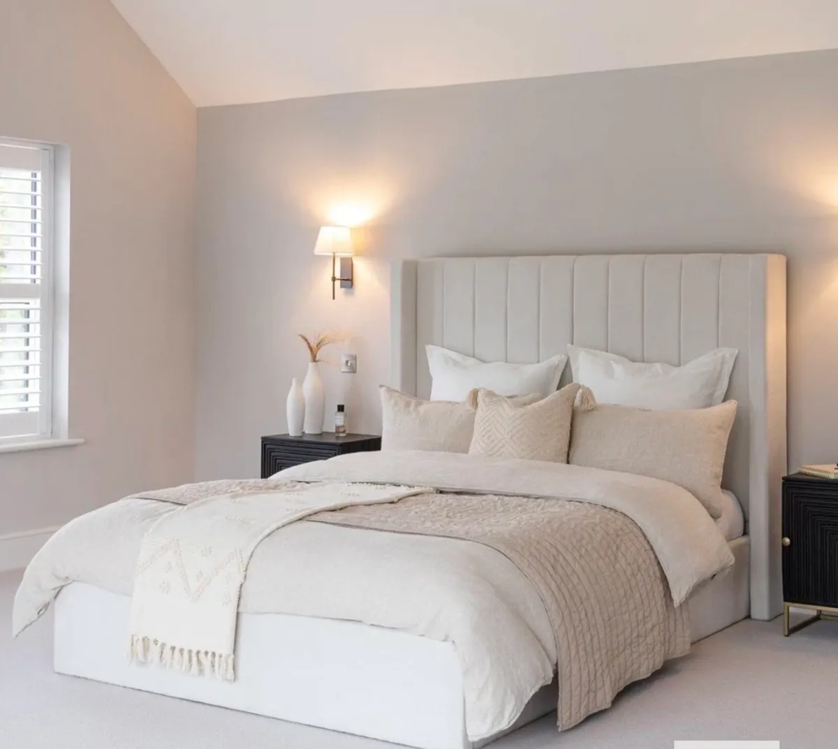 Double Ottoman Bed Grey - Image 3