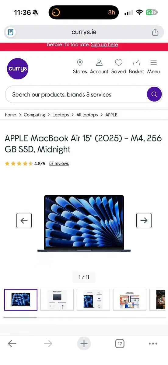 MacBook Air 2025 (open to offers) - Image 1