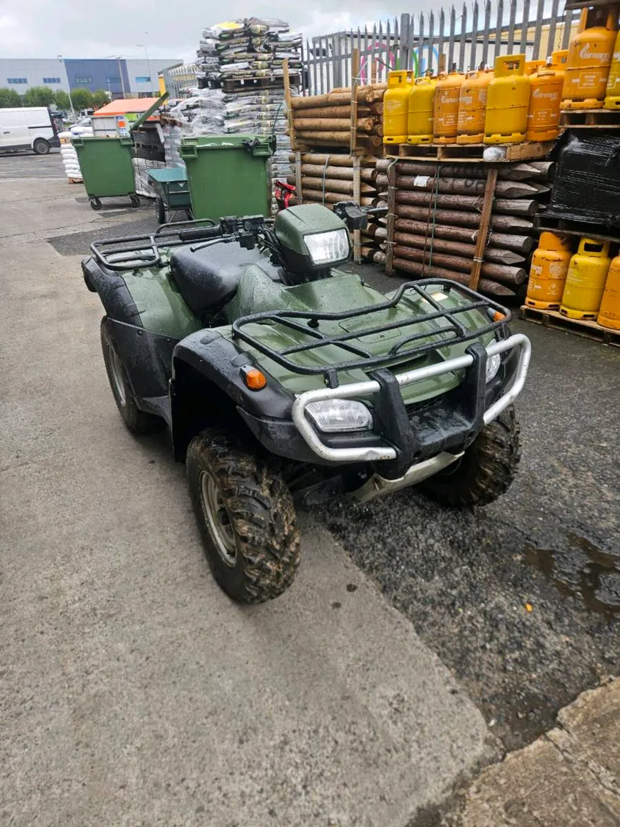 Honda 500 low hours jfc trailer - Image 1