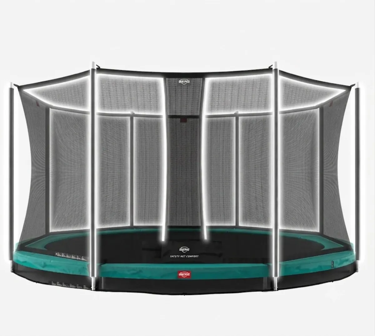 TRAMPOLINE NET &POLES - 11ft BERG FAVORIT INGROUND - Image 2