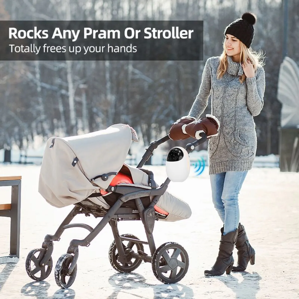 Portable Baby Stroller Rocker - Image 1