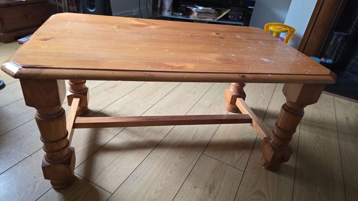 Tea stand, bed side drawer & baby craddle - Image 3