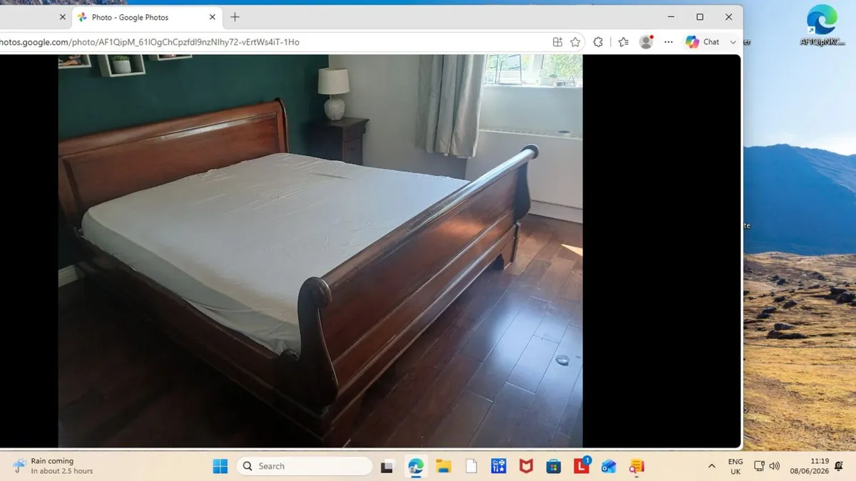 super king size bed - Image 1