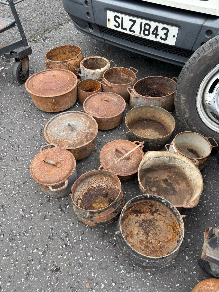 Butane pots pans and weights - Image 2