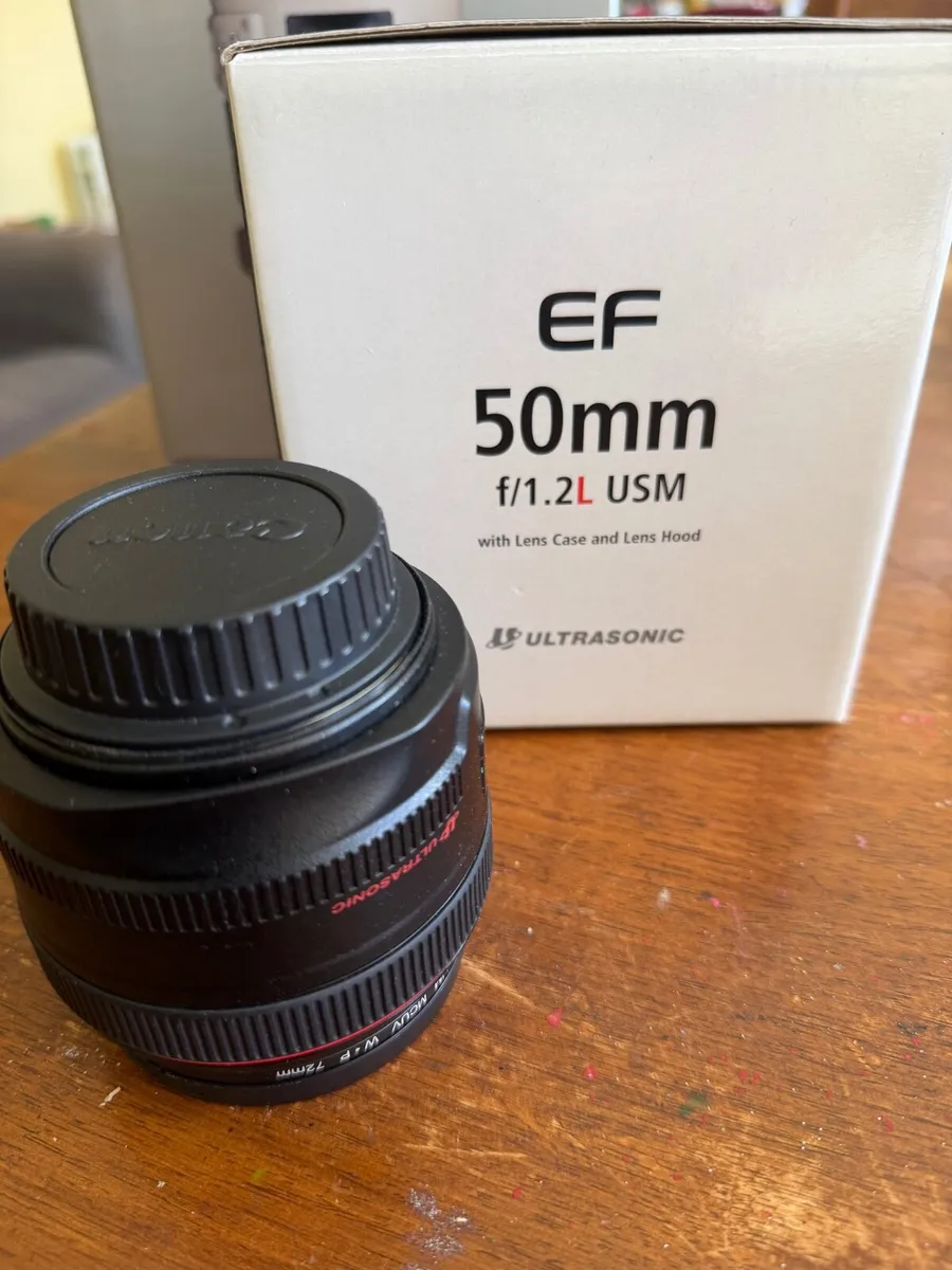 Canon EF 50mm f/1.2L USM Lens For Sale - Image 1