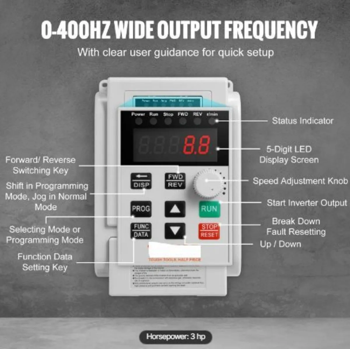 VFD 2.2KW 10A 3HP Variable Frequency - Image 4