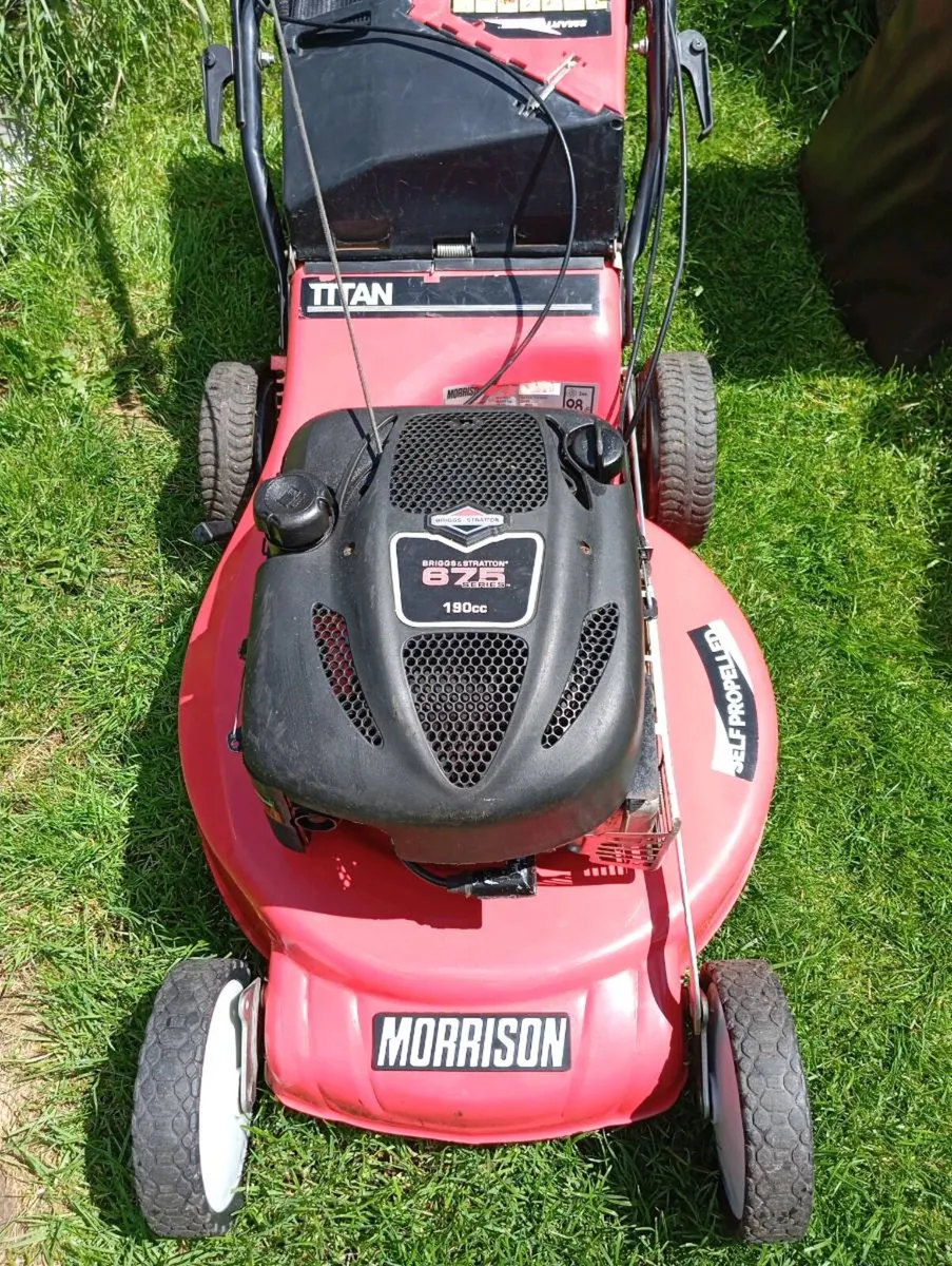 Morrison self-drive lawnmower - Image 1