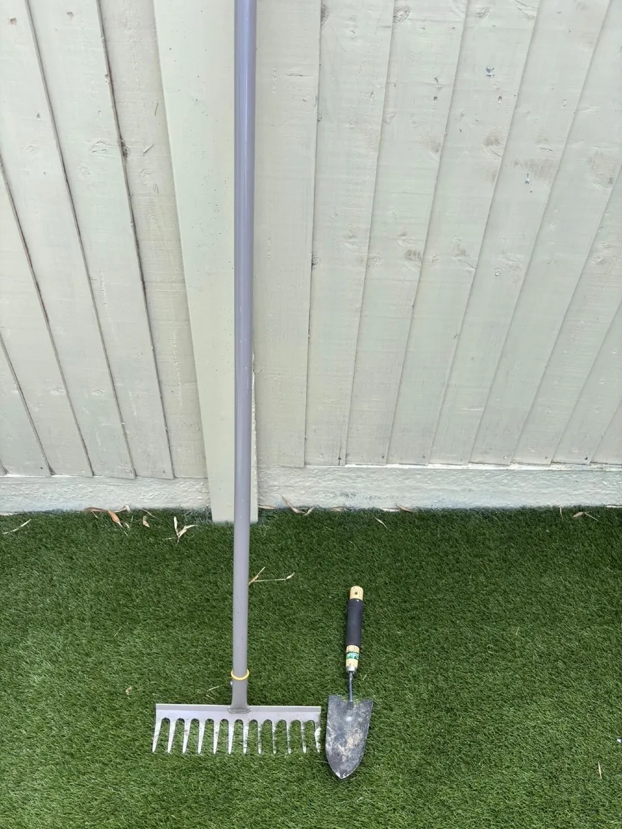 Garden Tools (Rake & Trowel) for sale - Image 1