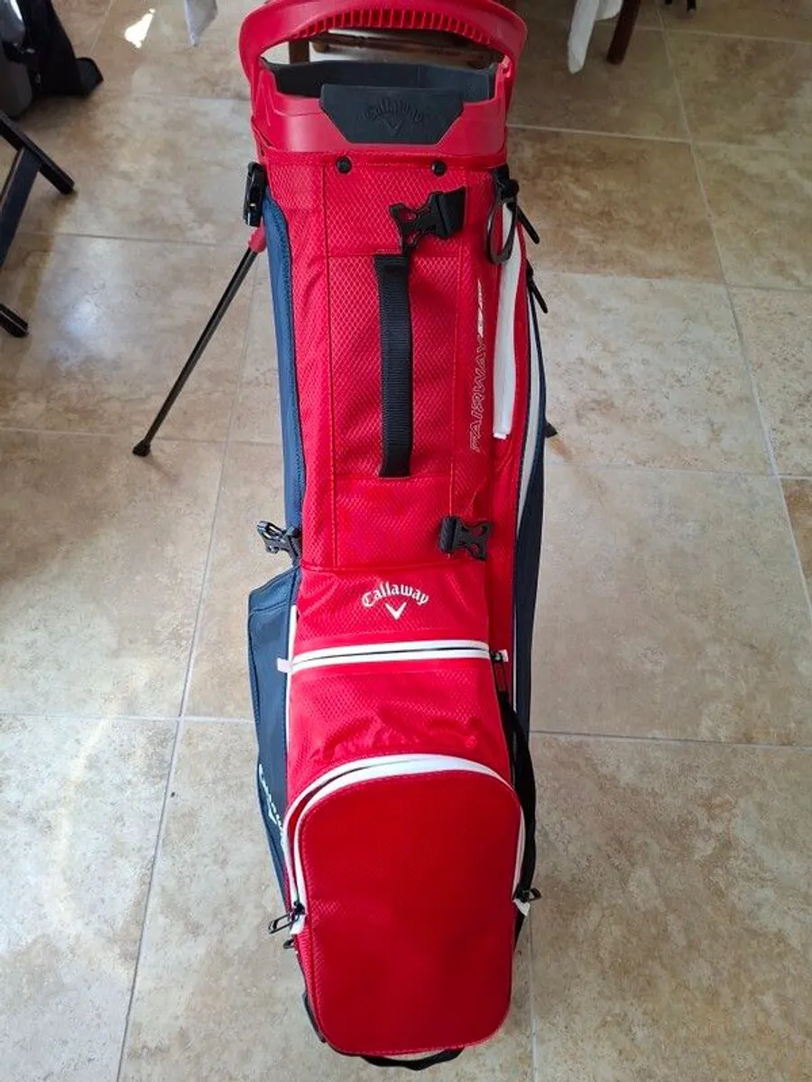 Callaway Fairway C HD STAND BAG  Red/White/Blue - Image 4