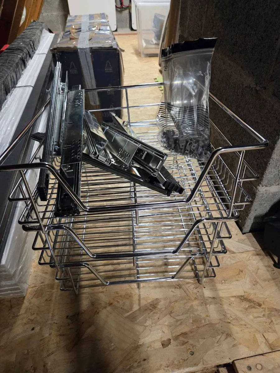 Chrome pull out baskets