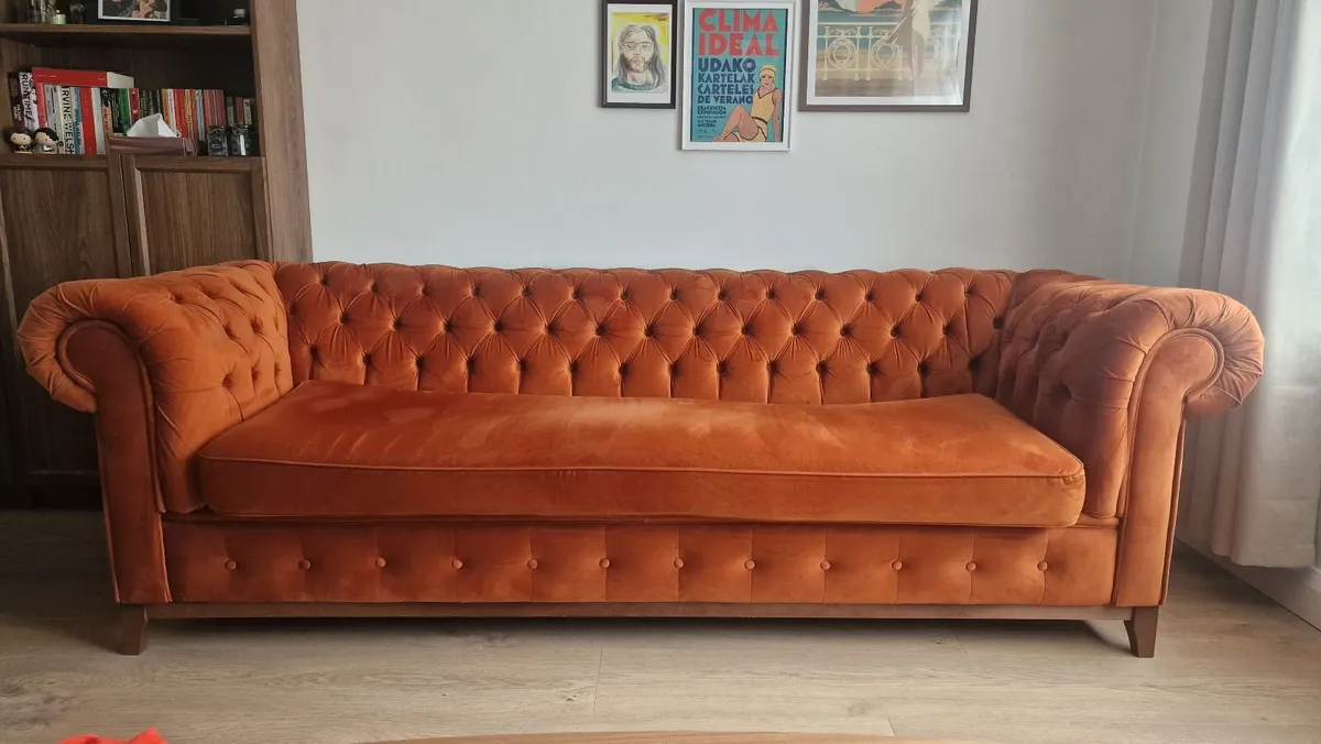 Chesterfield 3 Seater Sofa - Image 1