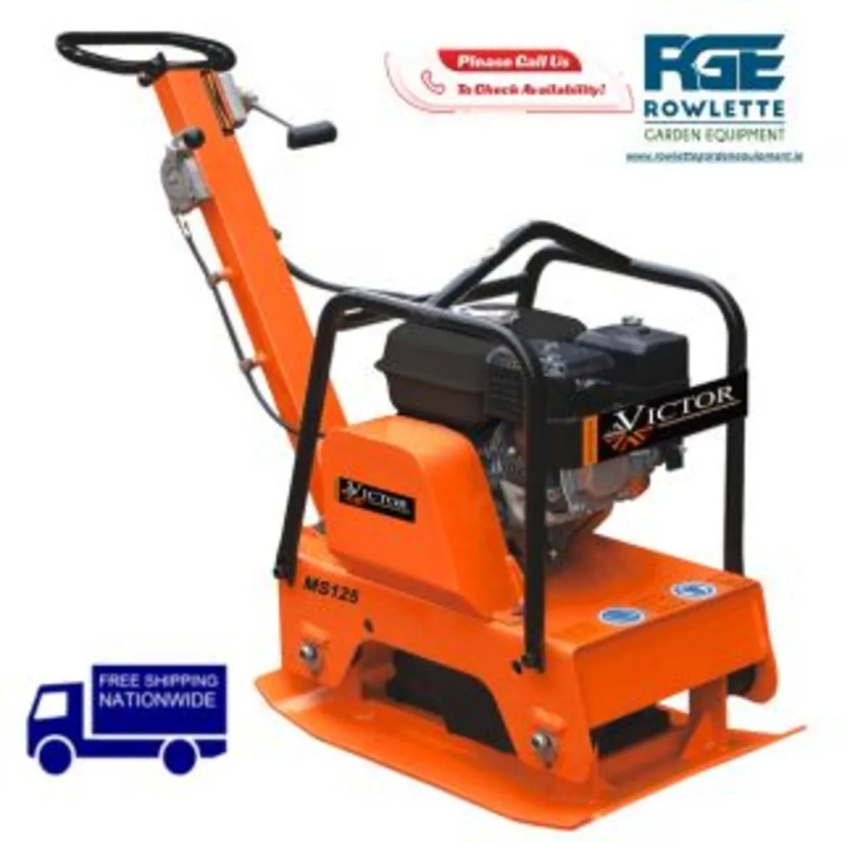 Victor 16" Plate Compactor: Forward and Reverse