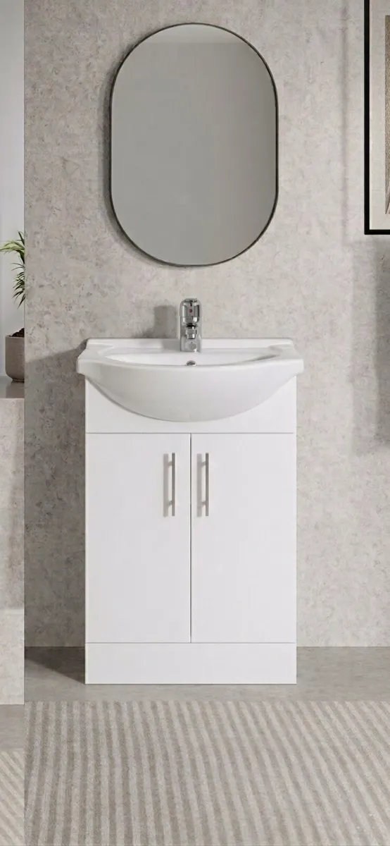 Clearance White Vanity Unit & Sink
