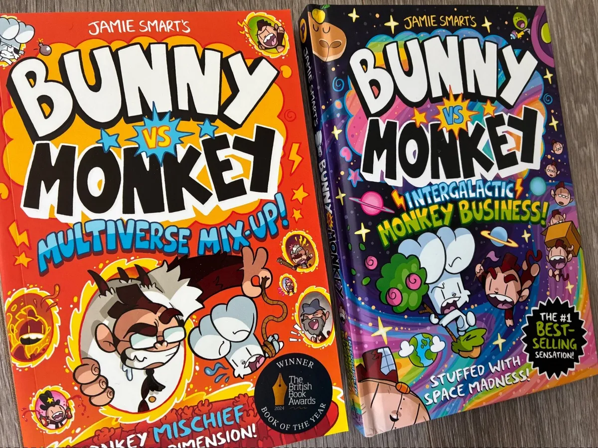 Brand New - 1 Hardback - Bunny vs Monkey - Image 1