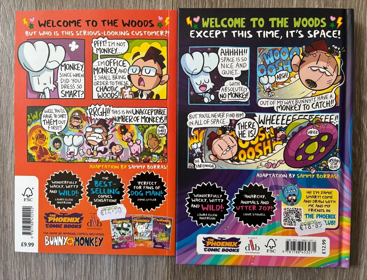 Brand New - 1 Hardback - Bunny vs Monkey - Image 2