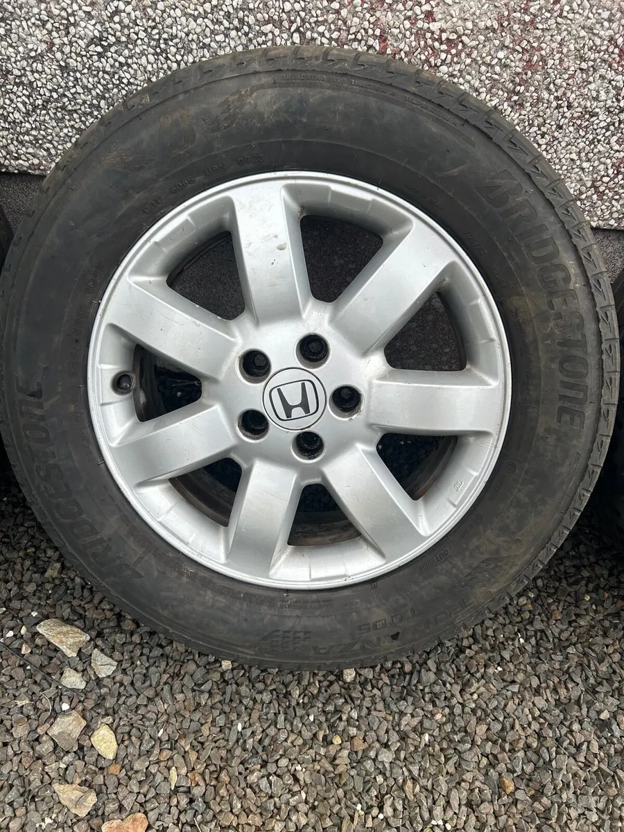 Honda CR-V 2007 Genuine Alloys with Bridgestone Ty - Image 4
