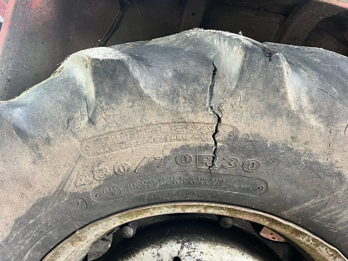 Tractor Tyres size 480/ 70 R 30 wanted - Image 1