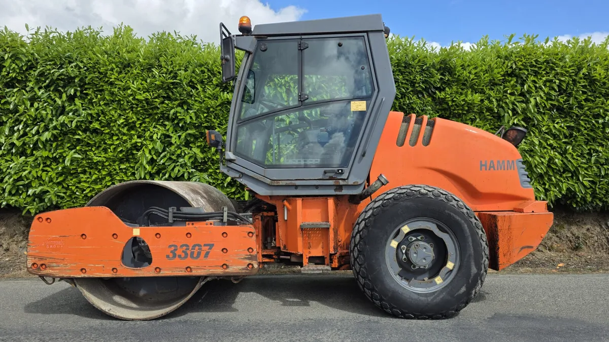 Hamm 3307 Single Drum Roller (7 Tonne) - Image 1